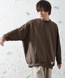 スウェット ビッグシルエット ドルマンスリーブ 長袖トレーナー 春服 冬服