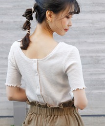 Crisp | 2wayスラブリブTシャツ(Tシャツ/カットソー)