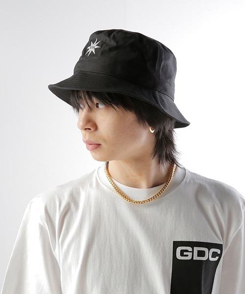 GDC（ジーディーシー）の「LOGO BUCKET HAT（ハット・メンズ・ホワイト/ブラック/カーキ・FREE）」の20枚目の写真