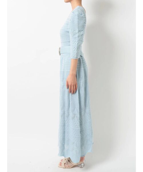 dazzlin（ダズリン）の「クロシェ切替マーメイドワンピース（ワンピース・レディース・ブラウン/オフホワイト/オレンジ/ブルー・FREE）」の18枚目の写真