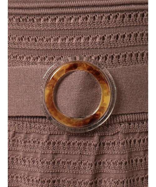 dazzlin（ダズリン）の「クロシェ切替マーメイドワンピース（ワンピース・レディース・ブラウン/オフホワイト/オレンジ/ブルー・FREE）」の22枚目の写真