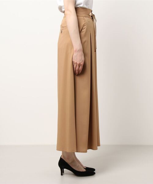 BDONNA（ビドンナ）の「エコフィルビエラ　ウエストゴムワイドパンツ（その他パンツ・レディース・ベージュ/イエロー・MEDIUM）」の3枚目の写真