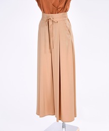 エコフィルビエラ　ウエストゴムワイドパンツ