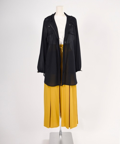 BDONNA（ビドンナ）の「エコフィルビエラ　ウエストゴムワイドパンツ（その他パンツ・レディース・ベージュ/イエロー・MEDIUM）」の13枚目の写真