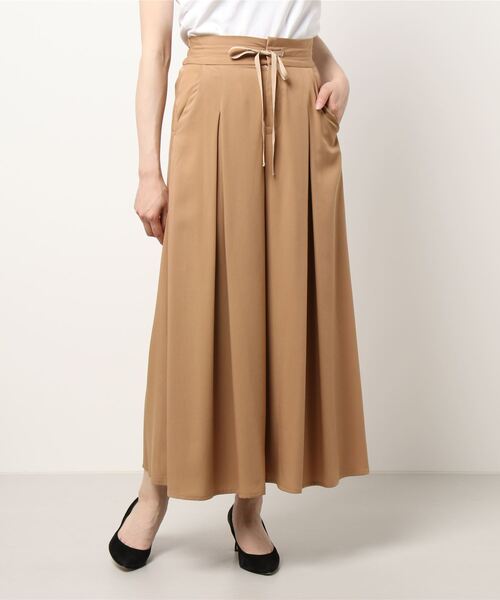 BDONNA（ビドンナ）の「エコフィルビエラ　ウエストゴムワイドパンツ（その他パンツ・レディース・ベージュ/イエロー・MEDIUM）」の18枚目の写真