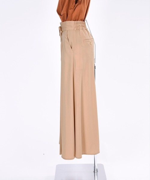 BDONNA（ビドンナ）の「エコフィルビエラ　ウエストゴムワイドパンツ（その他パンツ・レディース・ベージュ/イエロー・MEDIUM）」の22枚目の写真