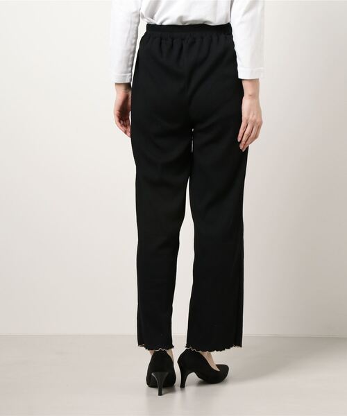 UNRELISH(アンレリッシュ)の「スリットメロウリブカットパンツ(その他パンツ・レディース・ピンク/ブラック/ダークグリーン・MEDIUM)」の4枚目の写真