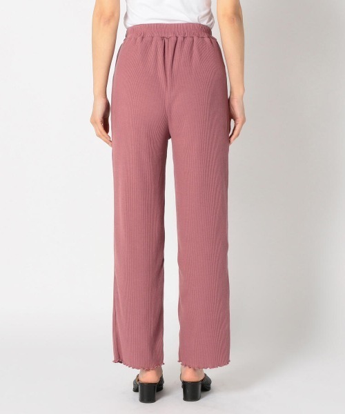 UNRELISH(アンレリッシュ)の「スリットメロウリブカットパンツ(その他パンツ・レディース・ピンク/ブラック/ダークグリーン・MEDIUM)」の14枚目の写真