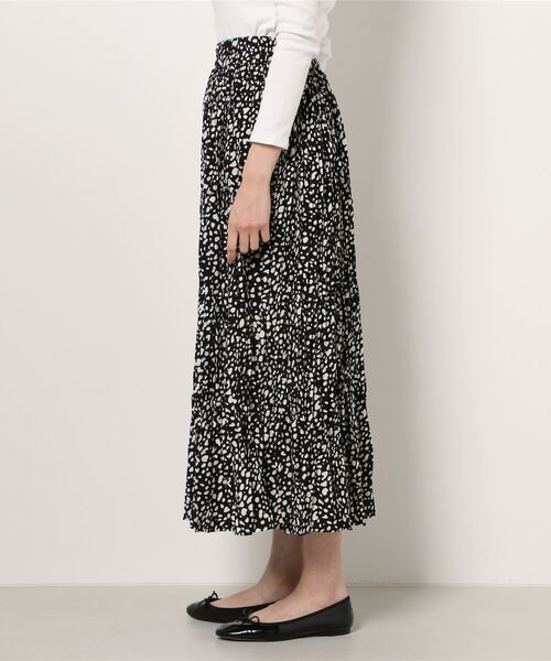 koe(コエ)の「ダルメシアン柄ワッシャー加工スカート*(スカート・レディース・ブラック・FREE)」の3枚目の写真