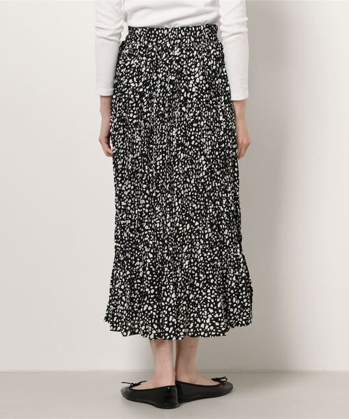 koe(コエ)の「ダルメシアン柄ワッシャー加工スカート*(スカート・レディース・ブラック・FREE)」の2枚目の写真