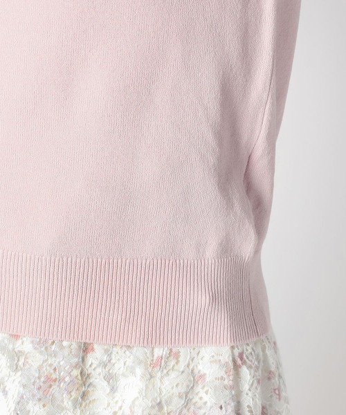 LODISPOTTO（ロディスポット）の「プリティバックシャンニット（ニット/セーター・レディース・ホワイト/ピンク/ネイビー・MEDIUM）」の13枚目の写真