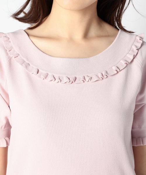 LODISPOTTO（ロディスポット）の「プリティバックシャンニット（ニット/セーター・レディース・ホワイト/ピンク/ネイビー・MEDIUM）」の11枚目の写真