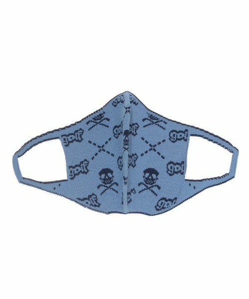 MARK & LONA（マークアンドロナ）の「Ruler JQ Knit surgical mask | MEN and WOMEN（マスク・メンズ・ブルー/ベージュ/ブラック・LARGE/MEDIUM）」の3枚目の写真
