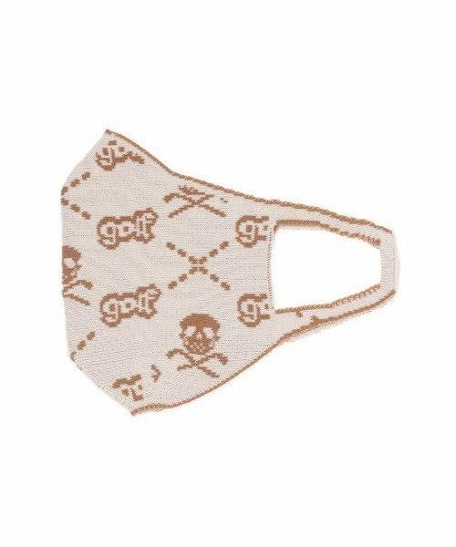 MARK & LONA（マークアンドロナ）の「Ruler JQ Knit surgical mask | MEN and WOMEN（マスク・メンズ・ブルー/ベージュ/ブラック・LARGE/MEDIUM）」の5枚目の写真