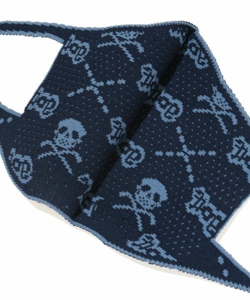 MARK & LONA（マークアンドロナ）の「Ruler JQ Knit surgical mask | MEN and WOMEN（マスク・メンズ・ブルー/ベージュ/ブラック・LARGE/MEDIUM）」の9枚目の写真