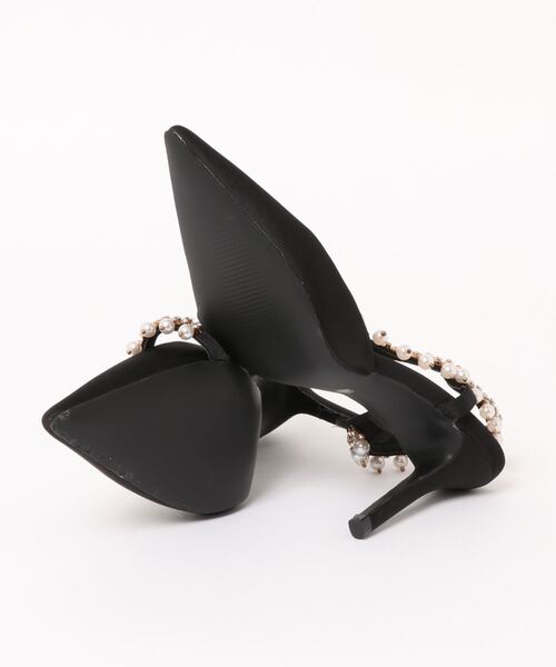 【Jasmine】パールストーンハイヒールパンプス ヒール9cm (SS)（パンプス）