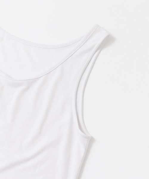 URBAN RESEARCH（アーバンリサーチ）の「ノースリーブ楊柳フリルブラウス（シャツ/ブラウス・レディース・ブラック/ホワイト系その他/ブラック系その他/ライトベージュ・FREE）」の11枚目の写真