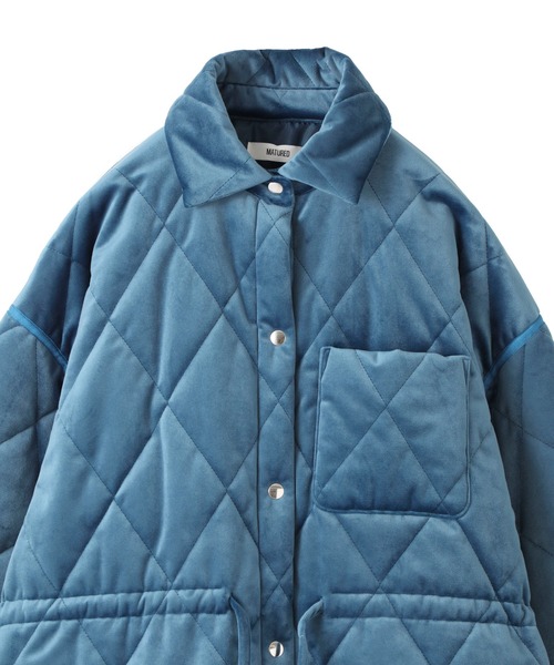 MATURED（マチュアード）の「【MATURED】Velour Quilting jacket
