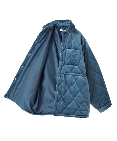 MATURED（マチュアード）の「【MATURED】Velour Quilting jacket