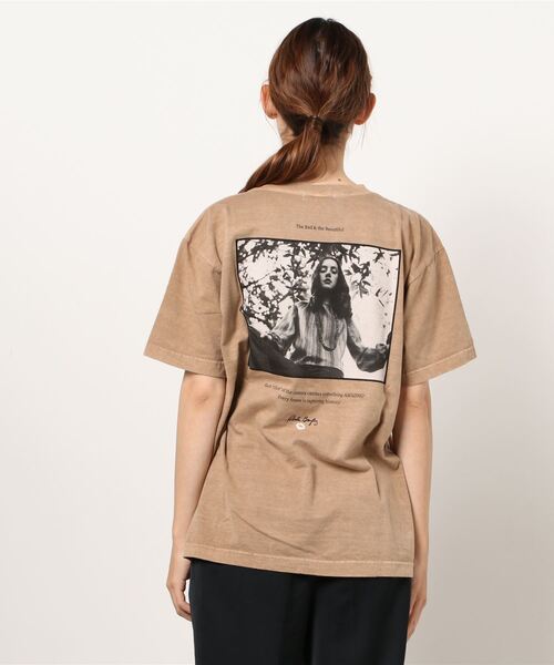 N.（N. Natural Beauty Basic）（エヌエヌナチュラルビューティーベーシック）の「【ＧＯＯＤ　ＲＯＣＫ　ＳＰＥＥＤ】ロベルタベイリーＴ（Tシャツ/カットソー・レディース・ブラウン・MEDIUM）」の2枚目の写真