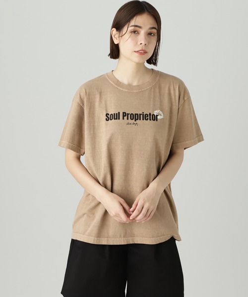 N.（N. Natural Beauty Basic）（エヌエヌナチュラルビューティーベーシック）の「【ＧＯＯＤ　ＲＯＣＫ　ＳＰＥＥＤ】ロベルタベイリーＴ（Tシャツ/カットソー・レディース・ブラウン・MEDIUM）」の12枚目の写真