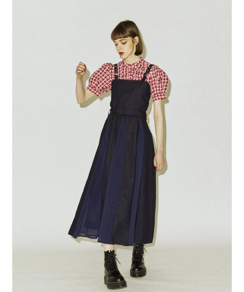 jouetie（ジュエティ）の「スイッチジャンパードレス（ワンピース・レディース・アイボリー/ブラック/インディゴブルー/その他1・MEDIUM）」の15枚目の写真