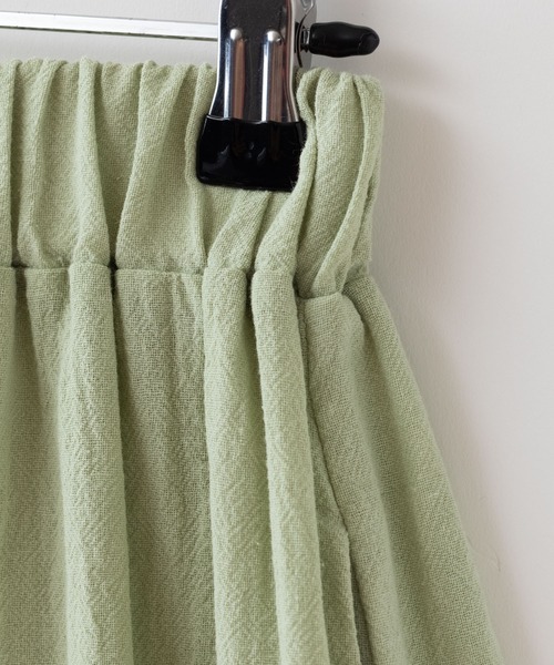 WYTHE（ワイス）の「フレアスカートパンツ  ボリュームロング丈（スカート・レディース・ブラック/ベージュ/ブラウン/グレー/カーキ/グリーン/アクア/ブルー・FREE）」の18枚目の写真