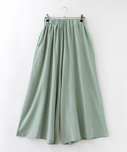 WYTHE（ワイス）の「フレアスカートパンツ  ボリュームロング丈（スカート・レディース・ブラック/ベージュ/ブラウン/グレー/カーキ/グリーン/アクア/ブルー・FREE）」の15枚目の写真