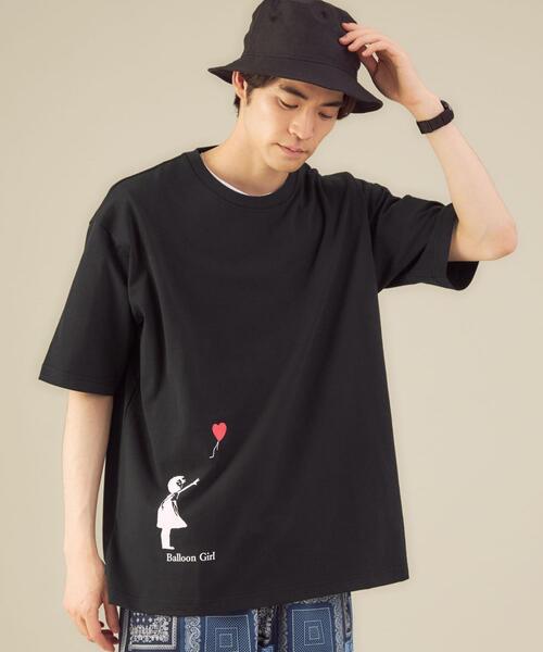 BRANDALISED（ブランダライズド）の「★★ 別注 [ ブランダライズド ] BRANDALISED GLR Balloon Girl 半袖 Tシャツ 男女兼用 ユニセックス（Tシャツ/カットソー・メンズ・ホワイト/ブラック・LARGE/SMALL/MEDIUM）」の11枚目の写真