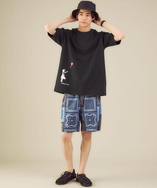 BRANDALISED（ブランダライズド）の「★★ 別注 [ ブランダライズド ] BRANDALISED GLR Balloon Girl 半袖 Tシャツ 男女兼用 ユニセックス（Tシャツ/カットソー・メンズ・ホワイト/ブラック・LARGE/SMALL/MEDIUM）」の4枚目の写真