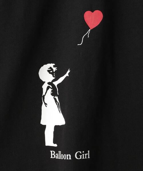 BRANDALISED（ブランダライズド）の「★★ 別注 [ ブランダライズド ] BRANDALISED GLR Balloon Girl 半袖 Tシャツ 男女兼用 ユニセックス（Tシャツ/カットソー・メンズ・ホワイト/ブラック・LARGE/SMALL/MEDIUM）」の17枚目の写真