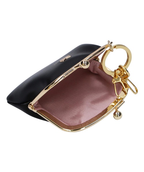 MILKFED.（ミルクフェド）の「PURSE WITH CLASP KEYCHAIN（コインケース・レディース・ブラック/ライトパープル/ライトピンク・ONE SIZE）」の5枚目の写真