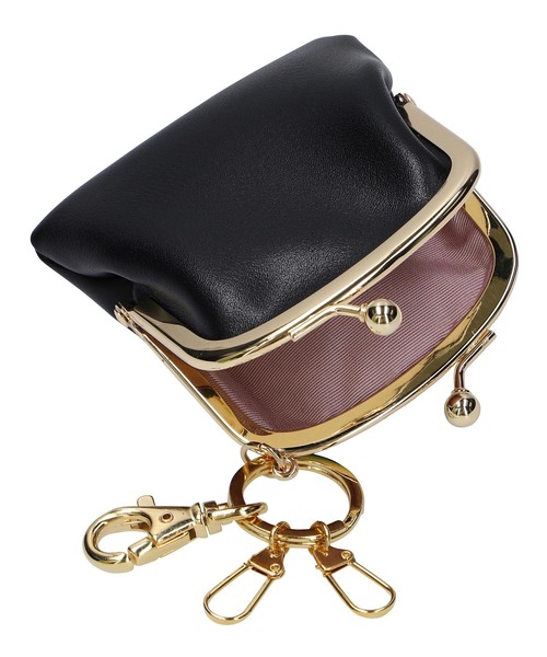 MILKFED.（ミルクフェド）の「PURSE WITH CLASP KEYCHAIN（コインケース・レディース・ブラック/ライトパープル/ライトピンク・ONE SIZE）」の9枚目の写真
