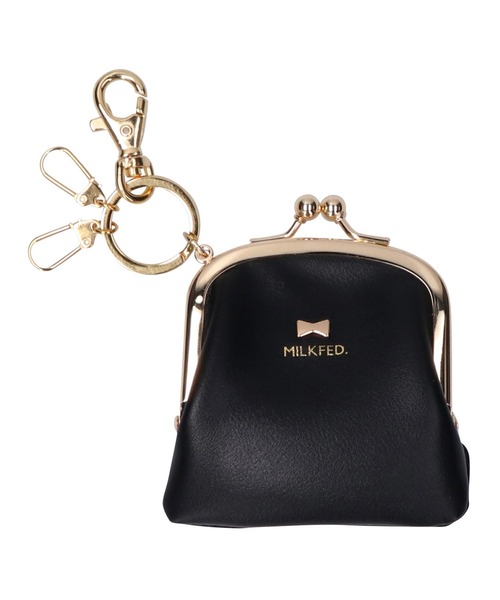 MILKFED.（ミルクフェド）の「PURSE WITH CLASP KEYCHAIN（コインケース・レディース・ブラック/ライトパープル/ライトピンク・ONE SIZE）」の12枚目の写真