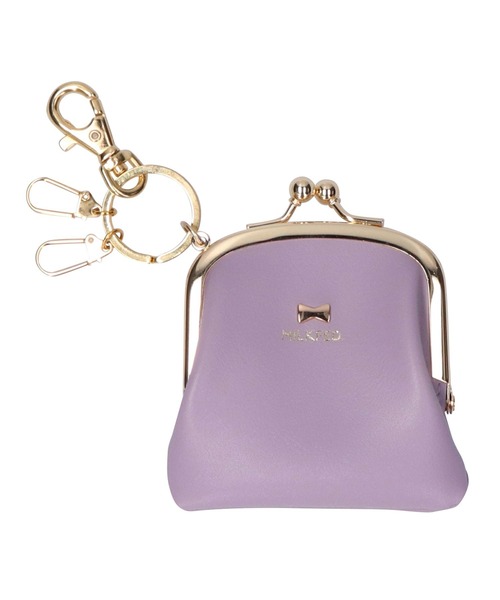 MILKFED.（ミルクフェド）の「PURSE WITH CLASP KEYCHAIN（コインケース・レディース・ブラック/ライトパープル/ライトピンク・ONE SIZE）」の14枚目の写真