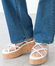 WEGO | WEGO/厚底クロスデザインサンダル(サンダル)