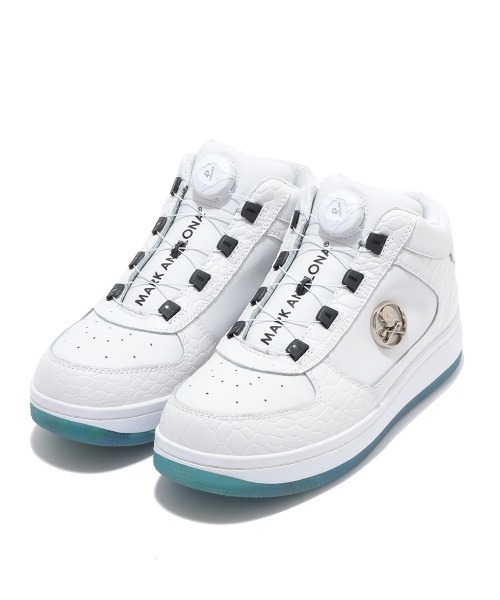 MARK & LONA（マークアンドロナ）の「SIGNAL Green Walker FL Mid | MEN and WOMEN（スニーカー・メンズ・ホワイト/ブラック・26cm/27cm/25㎝/24㎝/23㎝/28cm）」の8枚目の写真
