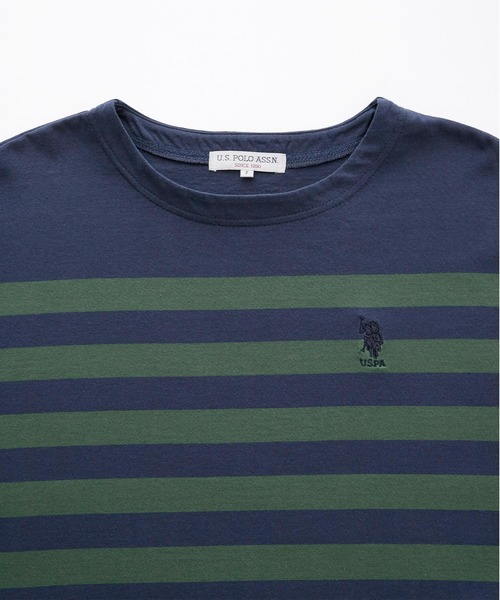 U.S. POLO ASSN.（ユーエスポロアッスン）の「U.S. POLO ASSN. /ユーエスポロアッスン 別注 ワンポイント刺繍ロゴ パネルボーダー長袖ワンピース（ワンピース・レディース・ネイビー/ブラック/ベージュ/ブラウン・FREE）」の20枚目の写真