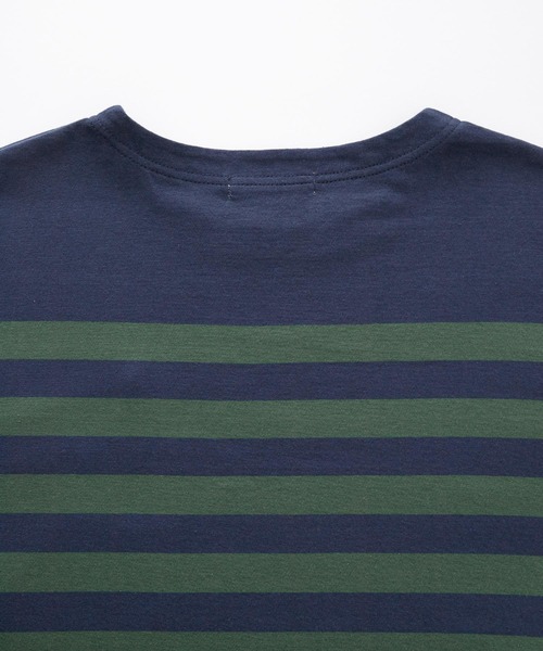 U.S. POLO ASSN.（ユーエスポロアッスン）の「U.S. POLO ASSN. /ユーエスポロアッスン 別注 ワンポイント刺繍ロゴ パネルボーダー長袖ワンピース（ワンピース・レディース・ネイビー/ブラック/ベージュ/ブラウン・FREE）」の8枚目の写真