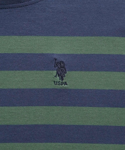 U.S. POLO ASSN.（ユーエスポロアッスン）の「U.S. POLO ASSN. /ユーエスポロアッスン 別注 ワンポイント刺繍ロゴ パネルボーダー長袖ワンピース（ワンピース・レディース・ネイビー/ブラック/ベージュ/ブラウン・FREE）」の15枚目の写真