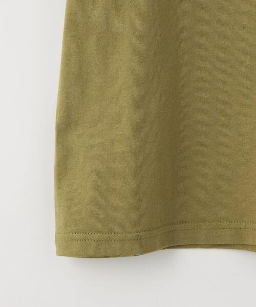 grn(ジーアールエヌ)の「【別注】TJ EX<grn outdoor(ジーアールエヌ アウトドア)>ポケットTシャツ M-L(Tシャツ/カットソー・キッズ・オリーブ/ホワイト・M(140-150)/L(150-160))」の8枚目の写真