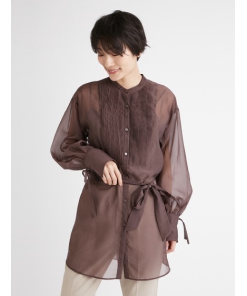 フレイアイディー　オーガンジーシアーシャツ フレイ アイディー FRAY I.D オーガンジーシアーシャツ （WHT