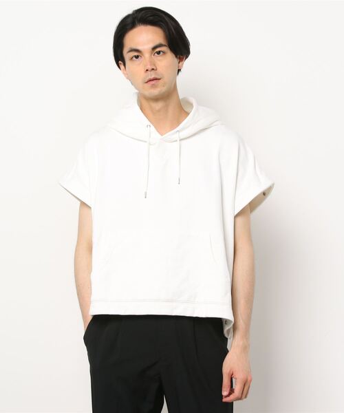 ANREALAGE（アンリアレイジ）の「ANREALAGE×EXIT ANREALAGEXIT BLOCK HOODIE WITH PAR（パーカー・メンズ・ホワイト・LARGE/MEDIUM）」の5枚目の写真