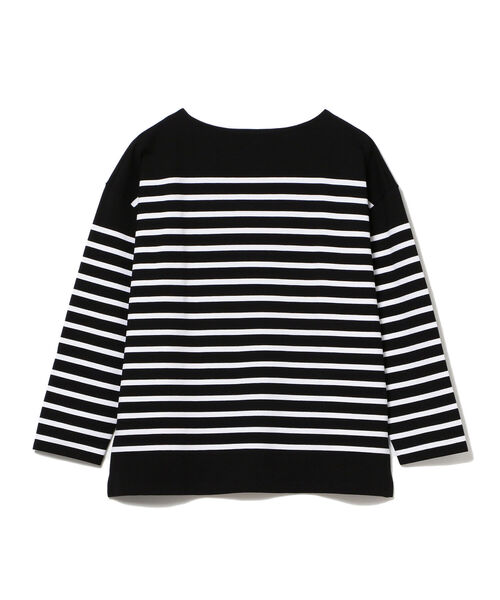 BEAMS LIGHTS(ビームスライツ)の「BEAMS LIGHTS / ボーダー ボートネック Tシャツ(Tシャツ/カットソー・メンズ・ホワイト×ブルー/ブラック×ホワイト・2/3/1)」の19枚目の写真
