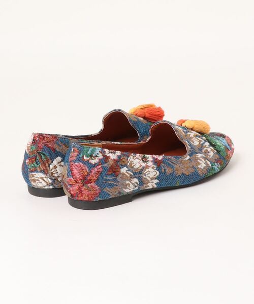 チチカカ（チチカカ）の「エスニックローファーシューズ（ローファー・レディース・ベージュ/ネイビー/オフホワイト・MEDIUM/LARGE）」の4枚目の写真