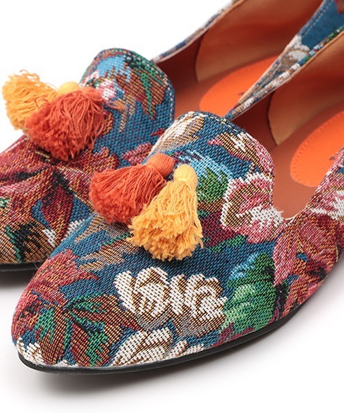 チチカカ（チチカカ）の「エスニックローファーシューズ（ローファー・レディース・ベージュ/ネイビー/オフホワイト・MEDIUM/LARGE）」の20枚目の写真