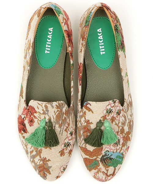 チチカカ（チチカカ）の「エスニックローファーシューズ（ローファー・レディース・ベージュ/ネイビー/オフホワイト・MEDIUM/LARGE）」の15枚目の写真