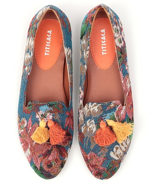 チチカカ（チチカカ）の「エスニックローファーシューズ（ローファー・レディース・ベージュ/ネイビー/オフホワイト・MEDIUM/LARGE）」の17枚目の写真