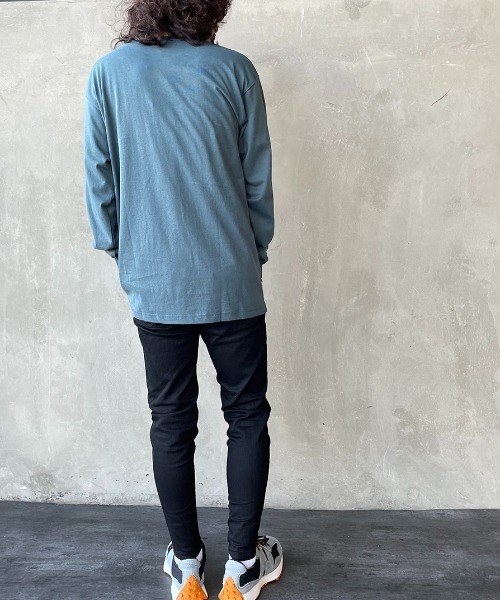 BEN DAVIS（ベンデイビス）の「[BEN DAVIS/ベンデイビス] MINI GORILLA刺繍 ロングスリーブTシャツ（Tシャツ/カットソー・レディース・ホワイト/ダークグリーン/ブラック・M/XL/L）」の6枚目の写真