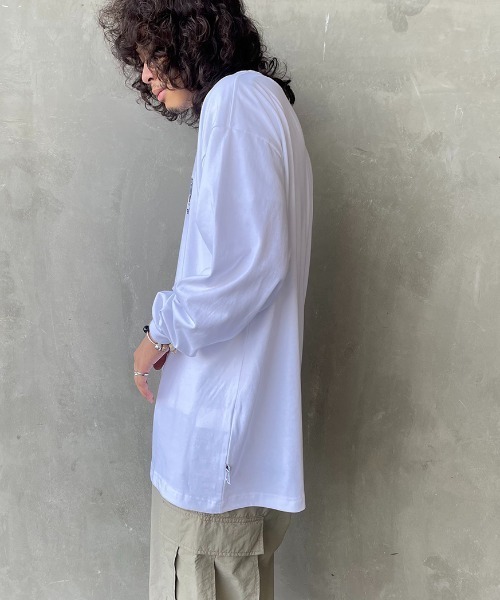 BEN DAVIS（ベンデイビス）の「[BEN DAVIS/ベンデイビス] MINI GORILLA刺繍 ロングスリーブTシャツ（Tシャツ/カットソー・レディース・ホワイト/ダークグリーン/ブラック・M/XL/L）」の21枚目の写真